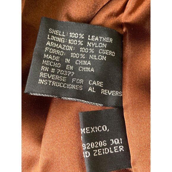 Rare VTG 90s NWT Mens Green Suede Insulated Coat M Zeidler RY10370 $250 - Picture 8 of 10